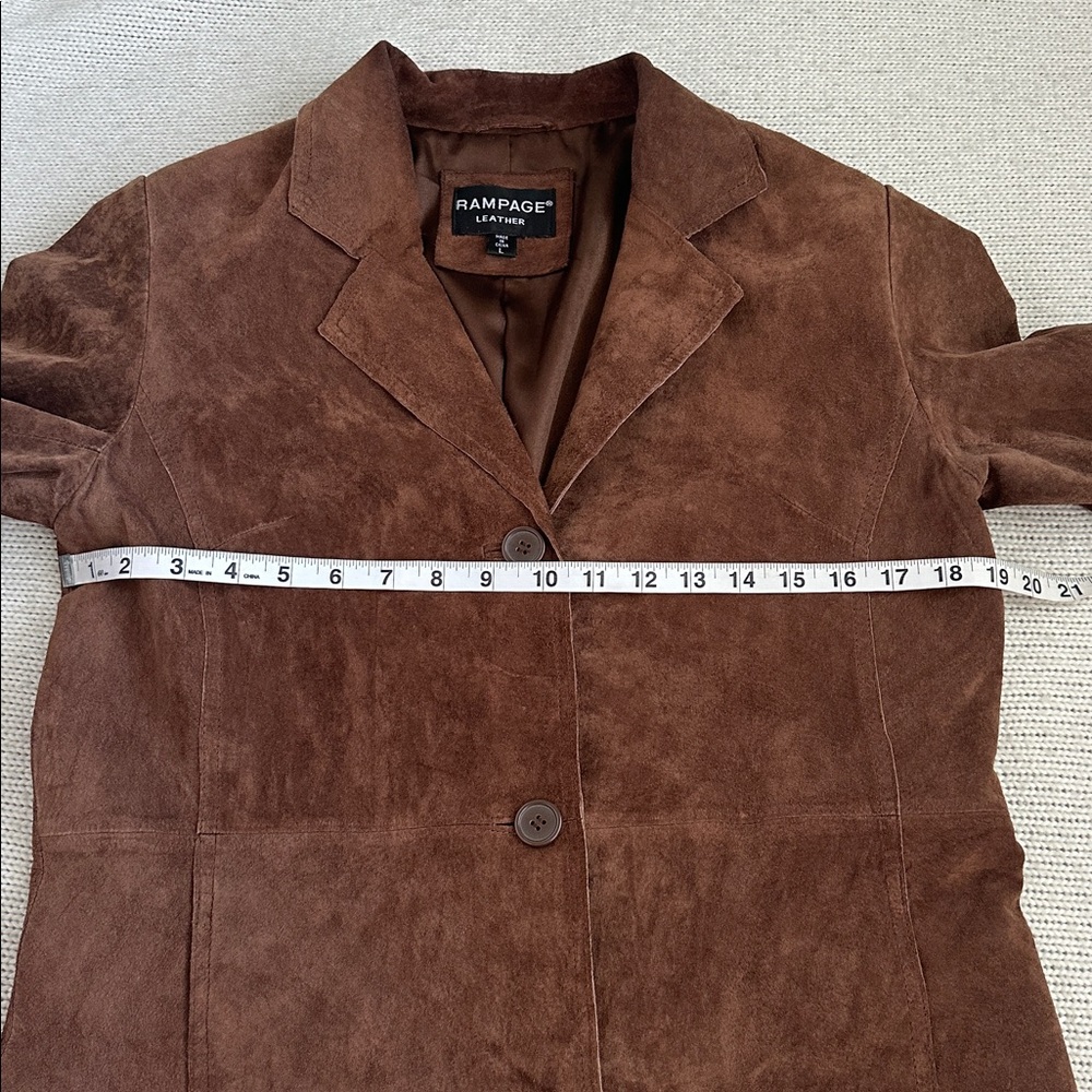 Rampage Brown Trench Coat - Picture 3 of 9